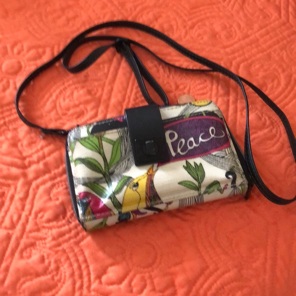 Sakroots wallet w. Shoulder strap